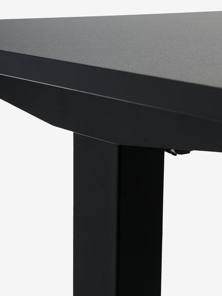 Hæve sænkebord SVANEKE 80x160 sort