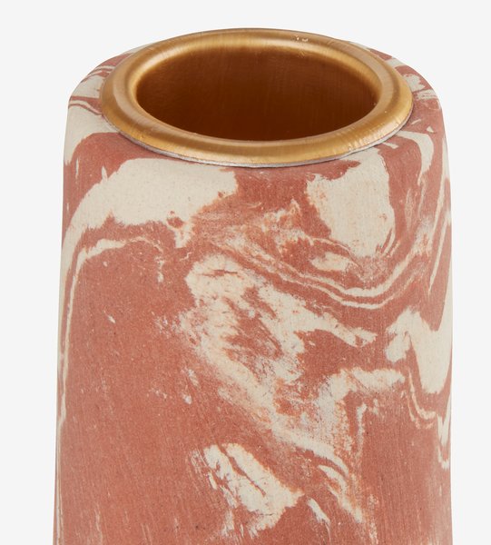 Lysestage URBAN Ø7xH10cm terrakotta