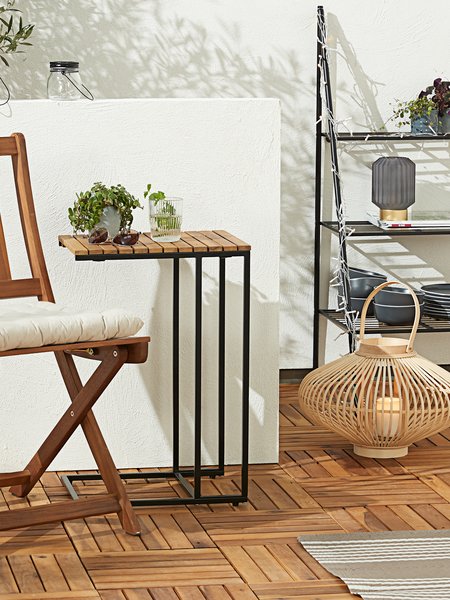 Tavolino BELDRINGE P30xL40xH61 cm legno duro