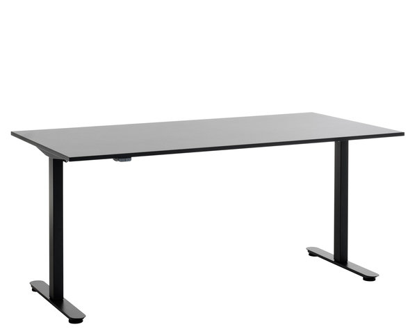 Hæve sænkebord SVANEKE 80x160 sort
