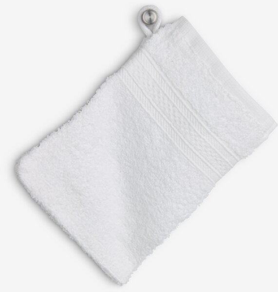 Waschhandschuh UPPSALA 14x20 weiss